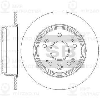 Тормозной диск SANGSIN SD4144