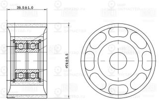 Натяжитель ремня ГРМ TRIALLI CM0787