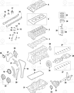 Запчасть BMW 11217627030