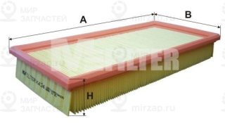 Фильтр воздушный MFILTER K434