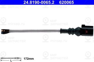 Датчик износа тормозных колодок ATE 24819000652