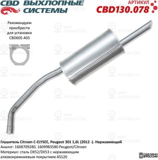 Запчасть CBD CBD130078