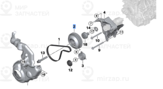 Запчасть BMW 11238651961