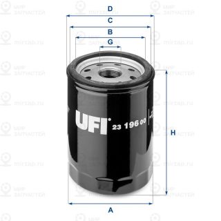 Фильтр масляный UFI 2319600