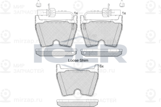 Запчасть ICER 182113