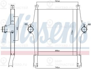 Интеркулер NISSENS 97046