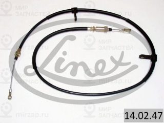 Трос стояночного тормоза LINEX 140247