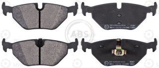 Комплект тормозных колодок (дисковый тормоз) ABS 37267