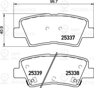 Запчасть BREMBO P30106