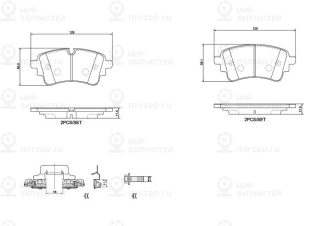Запчасть BREMBO P85186