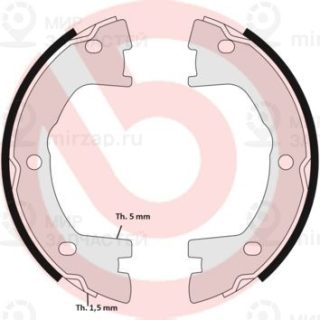 Комплект тормозных колодок стояночной системы BREMBO SA6506