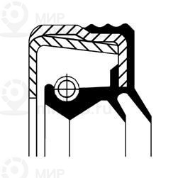 Уплотняющее кольцо дифференциала CORTECO 12025517B