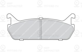 Запчасть FERODO FDB654