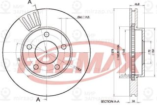 Запчасть FREMAX BD4093