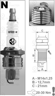 Запчасть BRISK NR15S