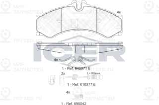 Запчасть ICER 141126203