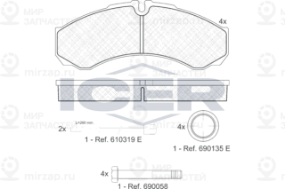 Запчасть ICER 141208123