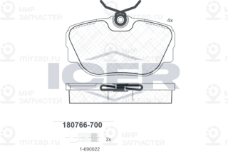 Запчасть ICER 180766700