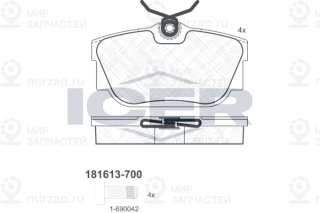 Запчасть ICER 181613700