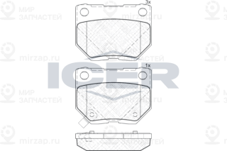Запчасть ICER 181749