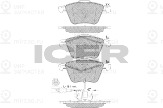 Запчасть ICER 182148