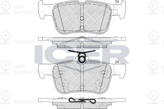Запчасть ICER 182198200