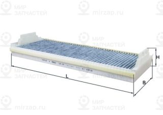 Фильтр салона MAHLE LAK154