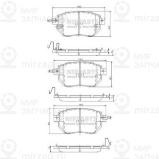 Запчасть NIPPARTS J3601092