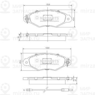Запчасть NIPPARTS J3601093