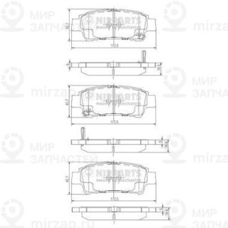 Запчасть NIPPARTS J3612019