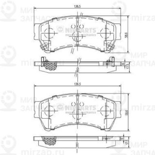 Запчасть NIPPARTS N3603071