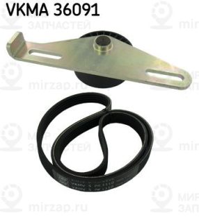 Комплект поликлинового ремня SKF VKMA36091