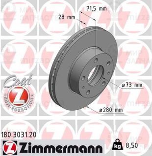 Запчасть ZIMMERMANN 180303120