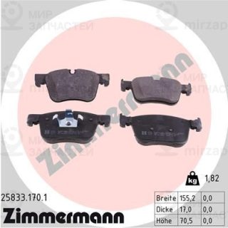 Запчасть ZIMMERMANN 258331701