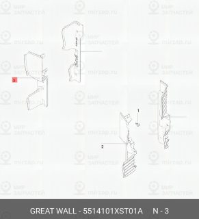 Запчасть GREAT WALL 5514101XST01A
