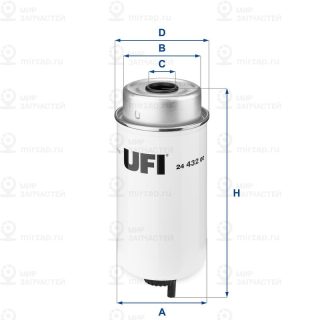 Запчасть UFI 2443200