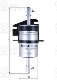 Фильтр топливный MAHLE KL238