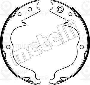 Комплект тормозных колодок стояночной системы METELLI 530268