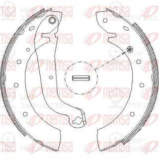 Тормозные колодки REMSA 451400