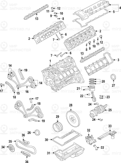 Запчасть BMW 11317834163