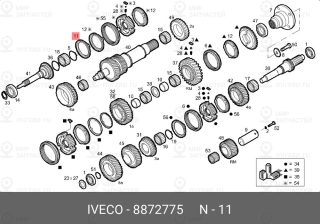 Запчасть IVECO 8872775
