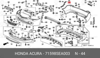 Запчасть HONDA 71598SEA003