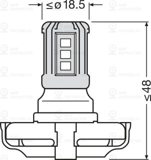 Запчасть OSRAM 5201DWP1BL