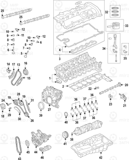 Запчасть BMW 11417643046
