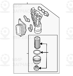 Запчасть BMW 11428580412