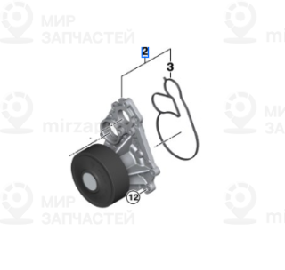 Запчасть BMW 11515A444F4