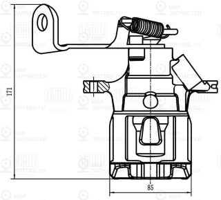 Тормозной суппорт TRIALLI CF206202