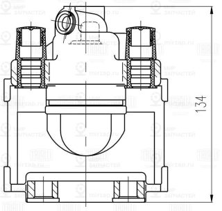 Тормозной суппорт TRIALLI CF800382