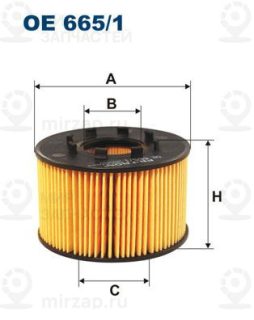 Фильтр масляный FILTRON OE6651