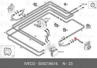 Запчасть IVECO 504218616